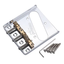 Wilkinson WTB Telecaster Guitar Bridge with Brass Saddles Tele Electric Guitar