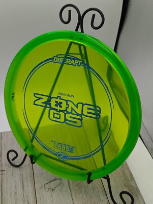 New Discraft First Run Z-Line Zone OS Golf Disc Penned 174 Grams SNOWFLAKE Stamp