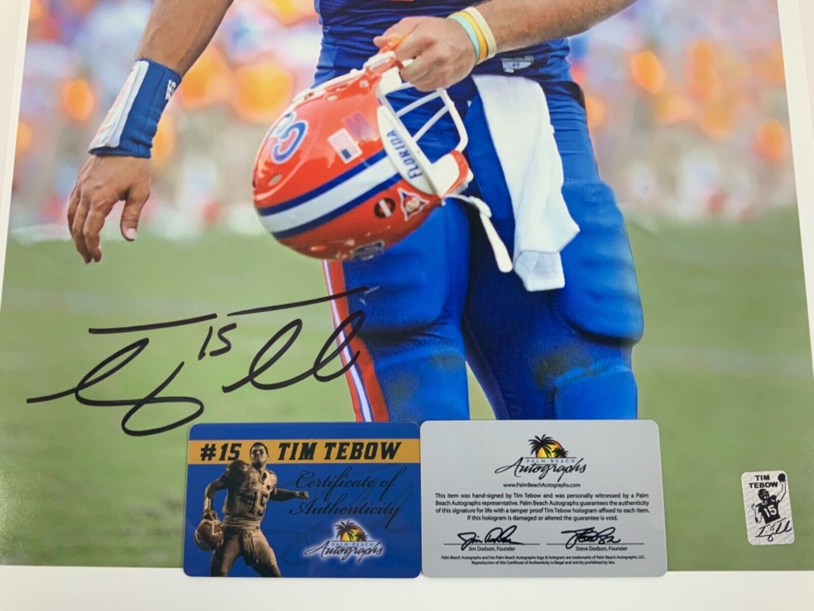 Tim Tebow Autographed Florida Gators (Blue #15) Custom Jersey - Tebow –  Palm Beach Autographs LLC