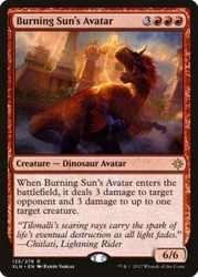 Burning Sun's Avatar 135 Rare Ixalan Magic: The Gathering