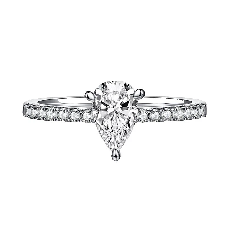 Anillos de moda Piedra Moissanite