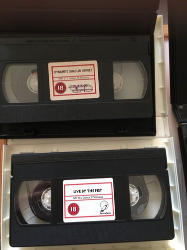 7x Vintage Martial Arts Big Box Ex Rental VHS Film Cassette Tapes Bundle - Picture 19 of 21