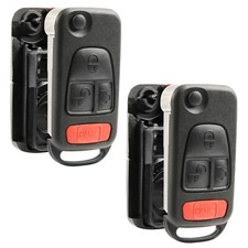 2 Key Fob Remote Shell Case Replacement For Mercedes Nczmb1k