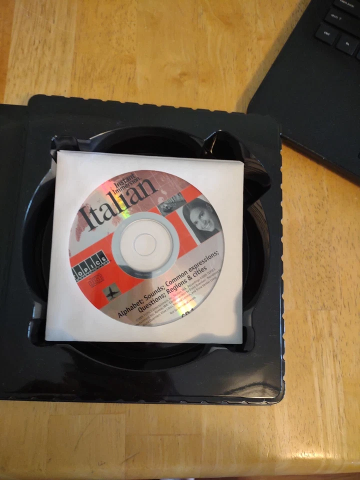 Windows 95: programa de instrucciones de audio italiano inmersión instantánea Foto 3 de 4