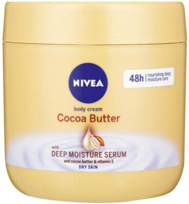 Nivea Cocoa Butter Body Cream for Dry Skin - 13.5 Fl Oz / 400 mL