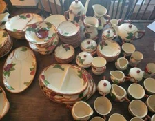 FRANCISCAN POTTERY 1940's/50's APPLE PATTERN Collection 119 PIECES Sold Separate