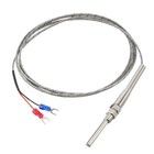 K Typ Temperatursensor Thermoelement 2M Kabel 0-600°C Thermopaar 5mmx30mm Sonde