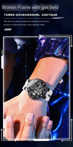 Playboy Markenuhr Trendige Wasserdicht Herrenuhr Quarzuhr - Bild 20 von 29