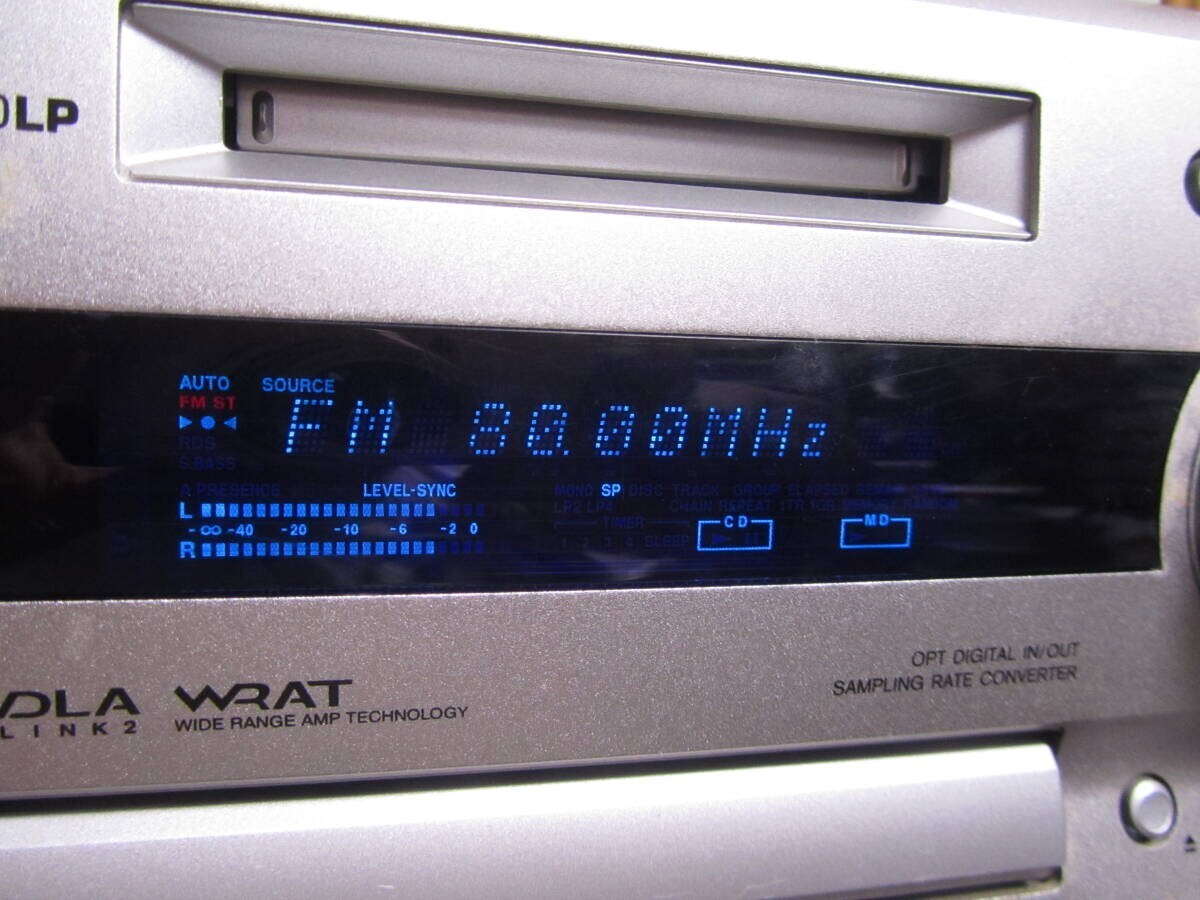 ONKYO オンキョー　オンキヨー CD/MD コンポ FR-X7A ONKYO FR-X7A CD /MD component with remote control Free