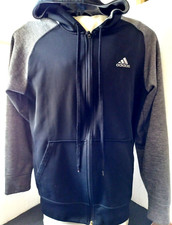 Adidas climawarm Zip-up Hooded Fleece-lined Hoodie Jacket Sz. Med.
