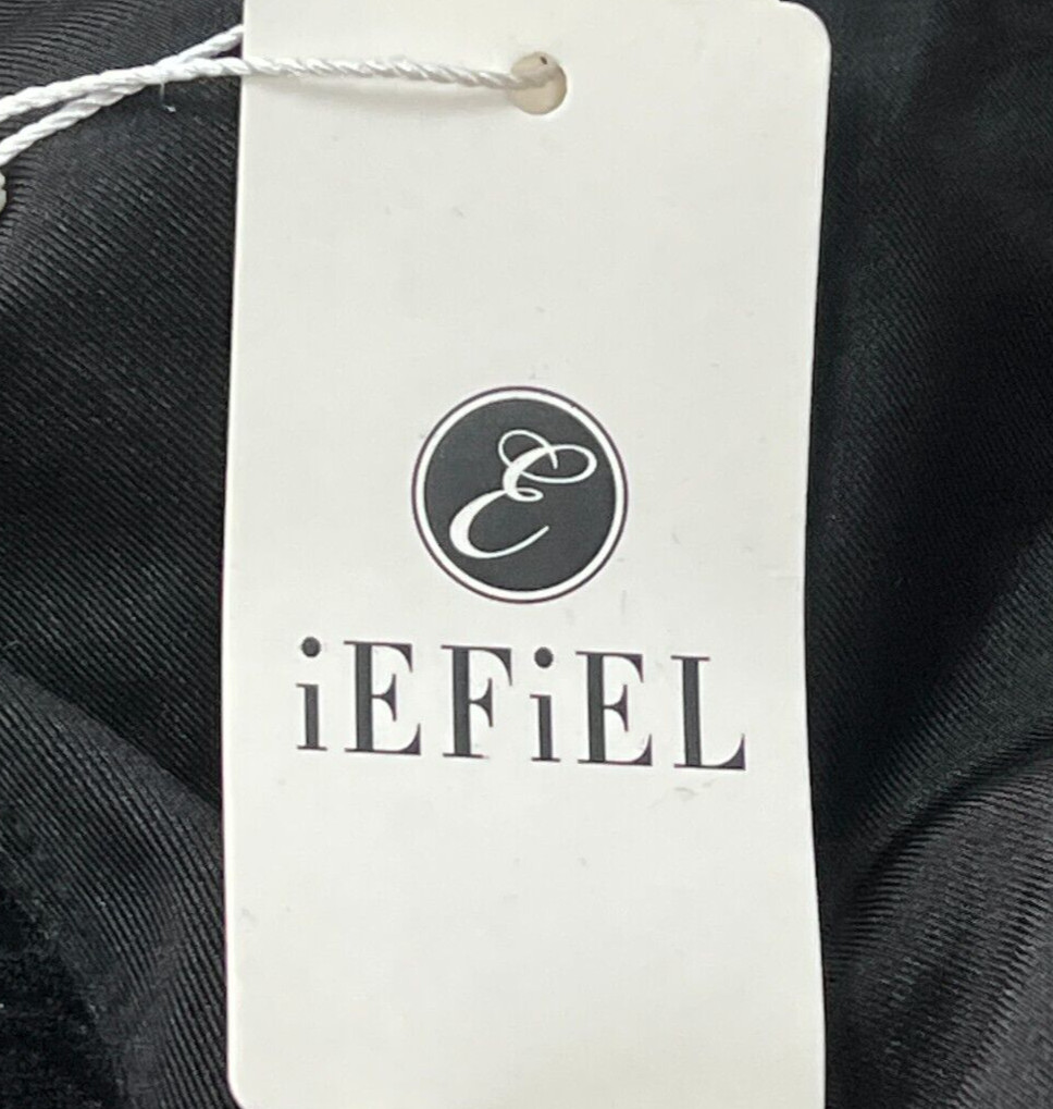 iEFiEL Black Lace Neckline Sleeveless Ballet Dance Leotard Girls Sz XXL (11-12)