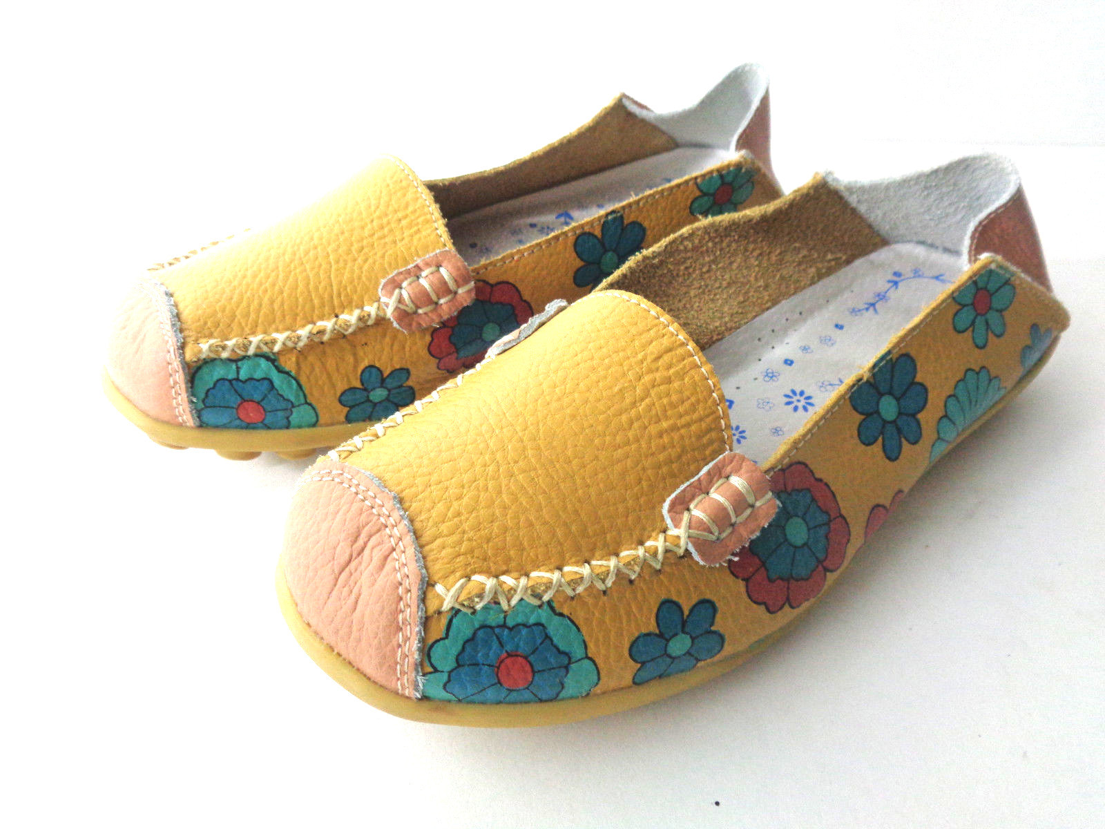 SAOLA Mocassini da guida Joansam EUR 38 US 7M mocassino pantofola pelle suola remota TV