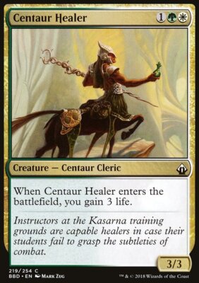 MTG Magic the Gathering Centaur Healer (219/264) Battlebond LP