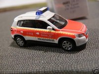 1/87 Wiking Vw Tiguan Feuerwehr Herborn 0601 19