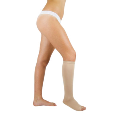 Gambaletto In Cotone Antiemboliche Kl1 20-30mmHg Calza A Punta