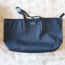 BORSA DONNA A MANO CON MANICI E CERNIERA LACOSTE ORIGINALE COME NUOVA