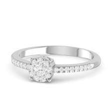 925 Sterling Silver 1.5 MM Multi Cubic Zirconia Handmade Premium Adjustable Ring