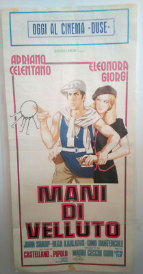 Locandina film - Mani di velluto - Adriano Celentano Eleonora ...