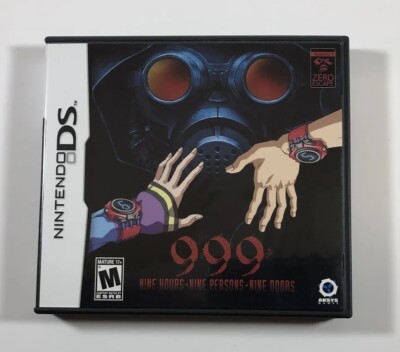 9 Hours 9 Persons 9 Doors (Nintendo DS, 2009) 999 - Nine Nine Nine - with manual