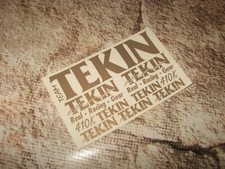 Vintage RC Tekin Decal Sticker Sheet 1 Gold
