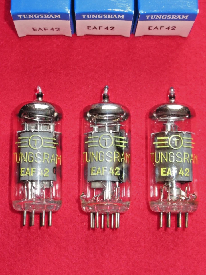 1x EAF42 TUNGSRAM NOS NEU Röhre geprüft Tube NEW 6CT7 Valve Valvula Valvola - Bild 1 von 1