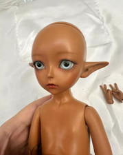 Muñeca 1/6 BJD Verde Ojos de Elfo Noia + Maquillaje Facial Resina Figura Juguetes Hechos a Mano