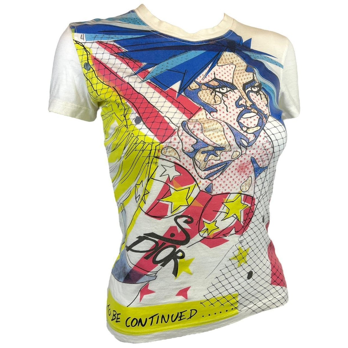 Dior by John Galliano Tシャツ Christian Dior By John Galliano Summer 2001 Comic Style Graphic T