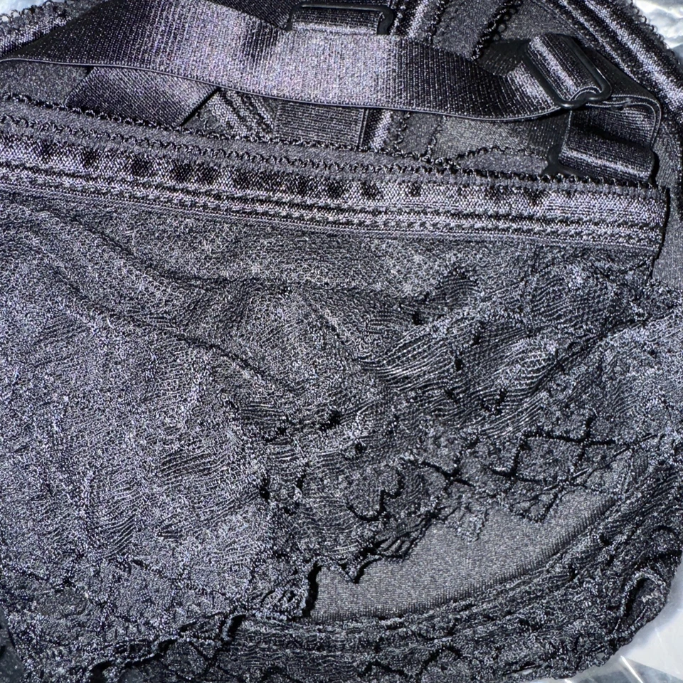 44A Bra Lot Comfort Choice Black Underwire, Adjustable Lace Details NWT Set Of 3 - Image 2 of 4