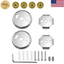 1Set Towel Bar Replacement Part Mounting Bracket Universal Bathroom Hardware ...