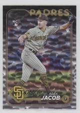 2024 Topps Update Silver Crackle Foilboard Alek Jacob #US66 13kx