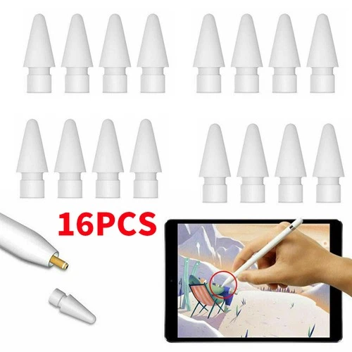 16stk Ersatz Tipp für Apple Pencil Nibs für Apple Pencil 1. und 2. Generation