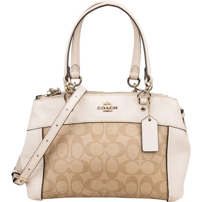 Coach Monogram Signature Canvas Prairie Satchel Handbag Tasche - Bild 1 von 4