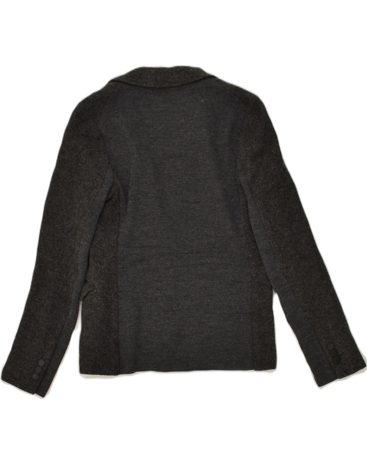 MASSIMO DUTTI Womens 1 Button Blazer Jacket EU 40 Medium Grey AE72 thumbnail 2