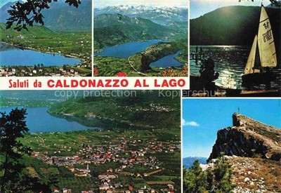 Caldonazzo Trento Trentino-Alto Adige IT Lago di Caldonazzo Aerial Photo Summit