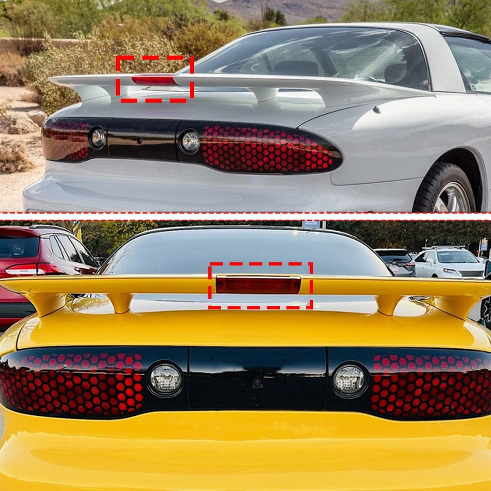 For 1993-2002 Pontiac Firebird Trans Am WS6 High Rise Spoiler 3rd Brake Light US Foto 2 de 4