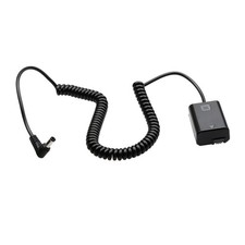 Decoded NP-FW50 Dummy Battery DC Coupler Cable for Sony ZV-E10 A6500 A6400 A7M2