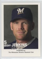 2003 Milwaukee Brewers Team Issue Geoff Jenkins 0q3