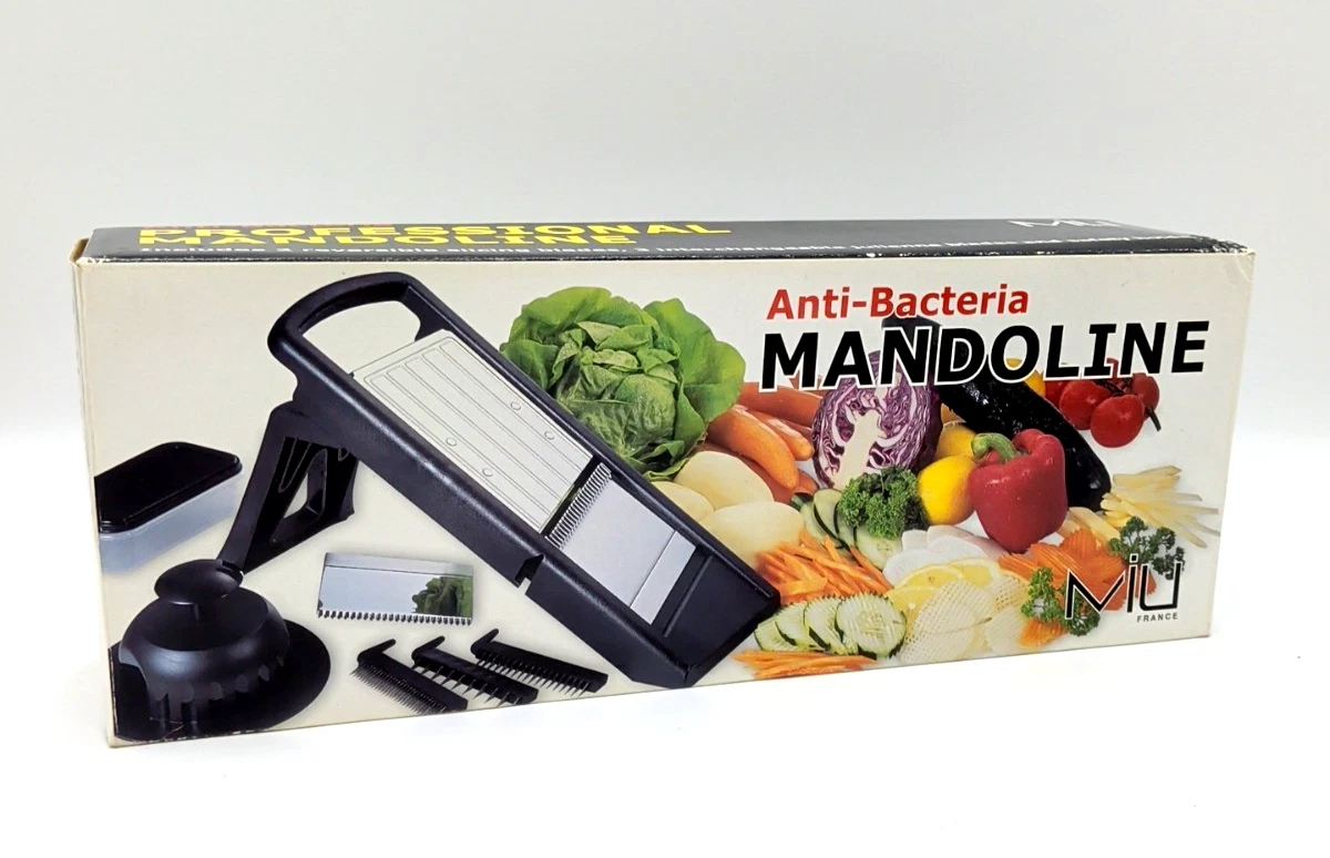 MIU France Mandoline Slicer Professional Stainless Steel 5 Blades NIB