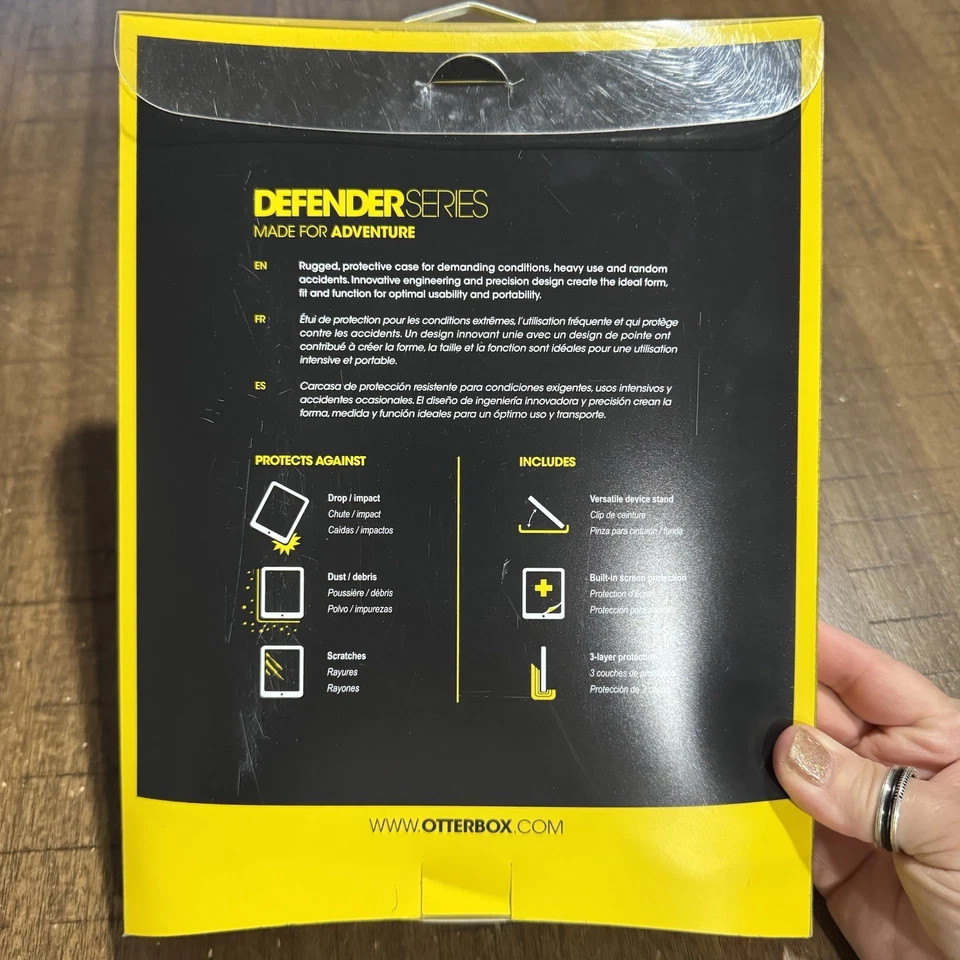 OtterBox Defender Series Pro Case for Apple iPad Air NEW (4th Gen) - Black - Image 2 of 4