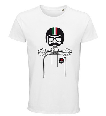 Vespa Italia travel lambretta idea-gift t-shirt unisex 100% cotton