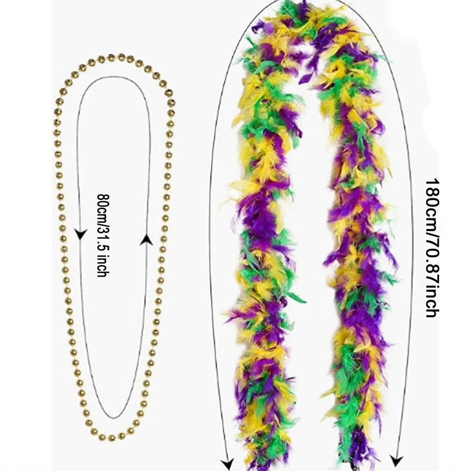 Karnevalskostüm-Zubehör-Set, Augenmaske für Paraden, Bühnenauftritte - Bild 3 von 4