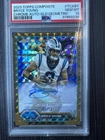 BRYCE YOUNG 2023 TOPPS CHROME GOLD GEOMETRIC AUTO RC #TCA-BY 06/50 GEM PSA 10