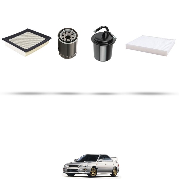 Hoffcar Wartungsset - 4 Filter FüR Subaru Impreza II 2.0 R 118KW Ab 2005-image