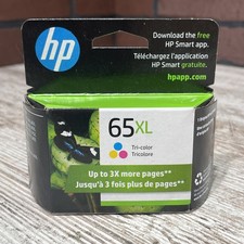 Genuine HP 65XL N9K03AN Tri Color Ink Cartridge New HP 65 XL Exp 2024