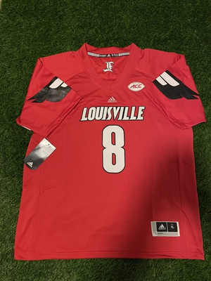 #ad Louisville Cardinals Lamar Jackson Jersey Men#x27;s XL $65.99