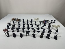 Vintage Plastic Civil War Army Soldier Toy Figure Lot