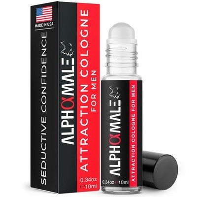 AlphaMale Pheromone Infused Cologne for Men to Attract 0.34 Fl Oz (Pack of 1) 