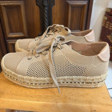 Chelsea Violet Beige Espadrille Sneakers