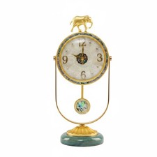 Muscheluhr leiser Elefant Uhr genaue Zeitmessung f&uuml;r Wohnzimmer