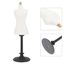  2 Pcs Doll Dress Form Mini Mannequin Model Clothes Stand Manikin Body